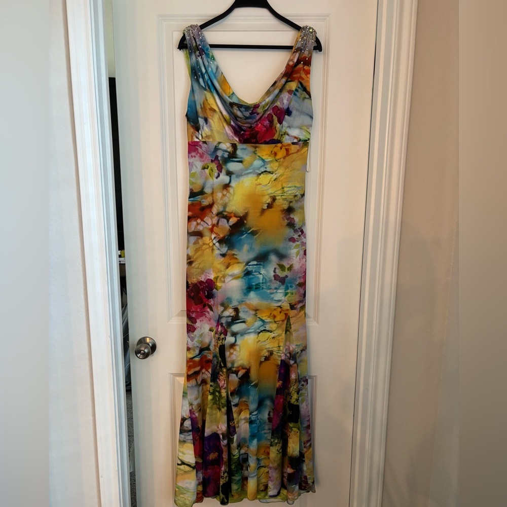 Dress evening tropical formal
